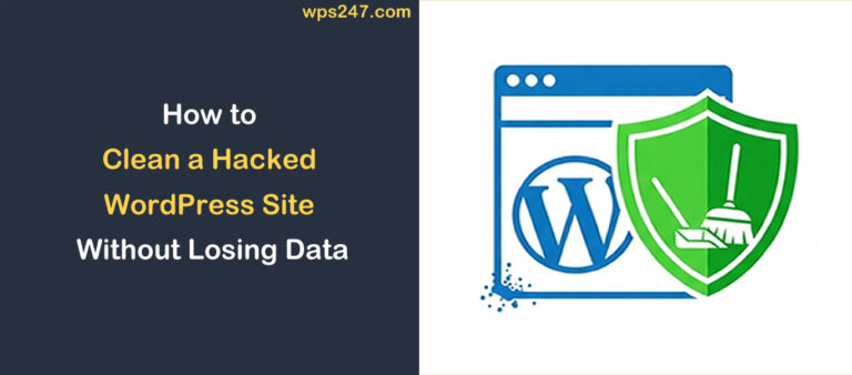 clean hacked WordPress site